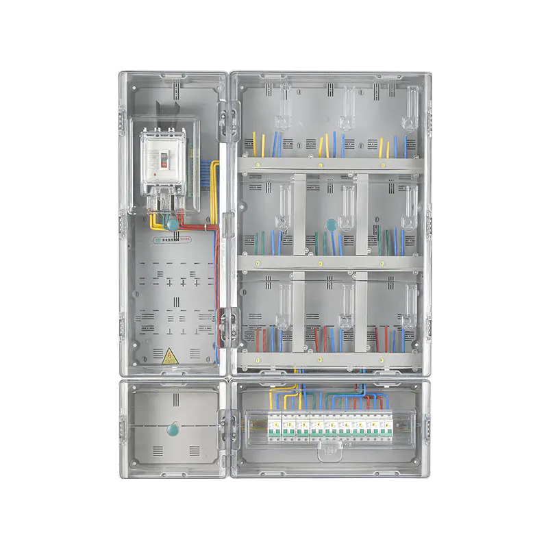 HC-D-K9DL 单相九表位插卡式电表箱