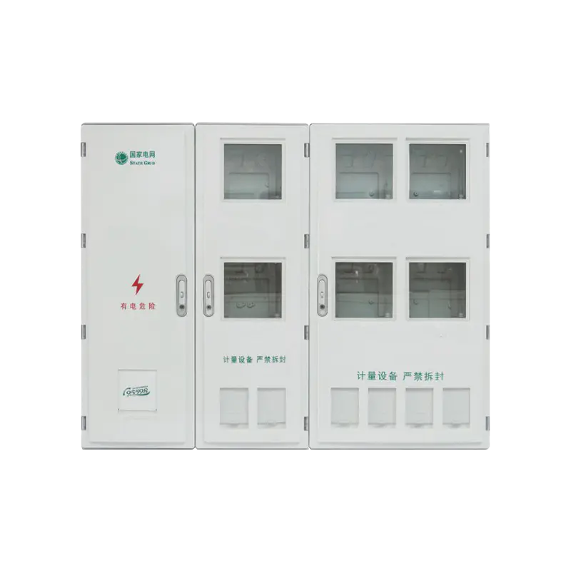 HC-SMC-S6A 玻璃钢三相六表位电表箱